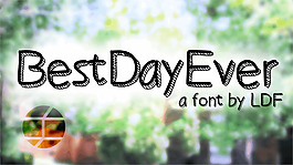 bestdayever字體