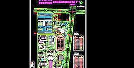大學校園規劃方案總平面設計圖