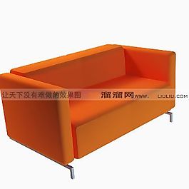 3D雙人沙發(fā)模型