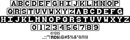 嬰兒塊字體
