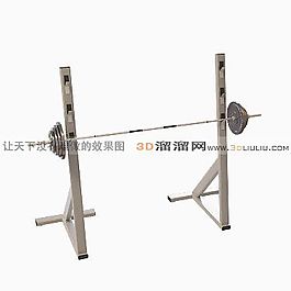 3D杠鈴模型