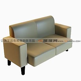 3D雙人沙發(fā)模型