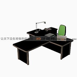 3D桌椅組合模型