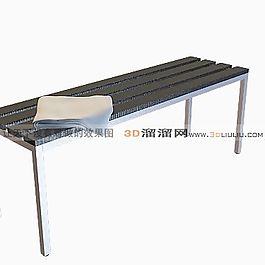 3D長(zhǎng)凳模型