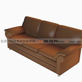 3D三人沙發(fā)模型