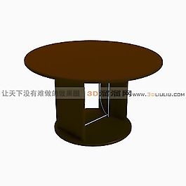 3D圓桌模型