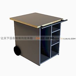 3D柜模型