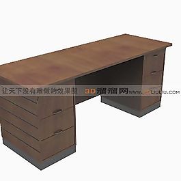 3D辦公桌模型