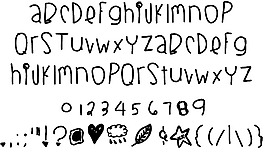 blackberrybluesthick字體