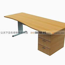 3D辦公桌模型