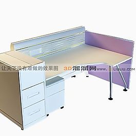 3D辦公桌模型