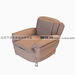 3D單人沙發(fā)模型