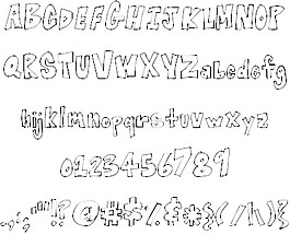 封锁的字体