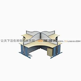 3D辦公桌模型