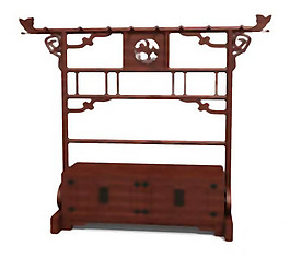 华艺，柜，橱柜，家具，中国，模型