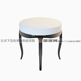 3D沙發(fā)凳模型