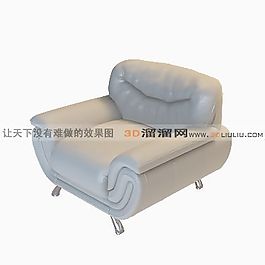 3D單人沙發(fā)模型