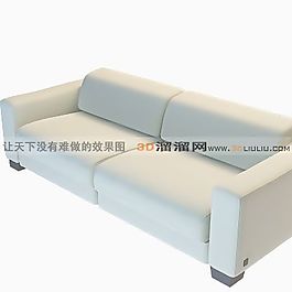 3D雙人沙發(fā)模型