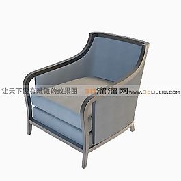 3D單人沙發(fā)模型