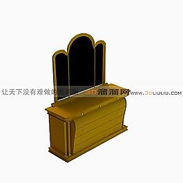 3D梳妝臺(tái)模型