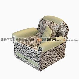 3D單人沙發(fā)模型