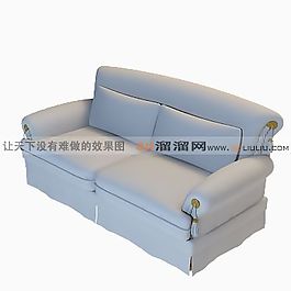 3D雙人沙發(fā)模型