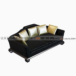 3D雙人沙發(fā)模型