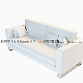 3D雙人沙發(fā)模型