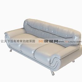 3D三人沙发模型
