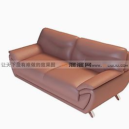 3D雙人沙發(fā)模型