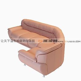 3D多人沙发模型