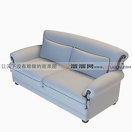 3D雙人沙發(fā)模型