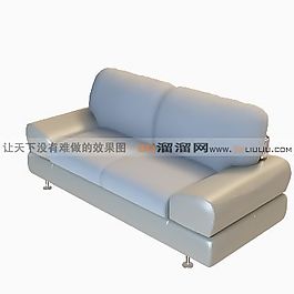3D雙人沙發(fā)模型