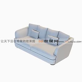3D雙人沙發(fā)模型