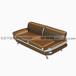 3D雙人沙發(fā)模型