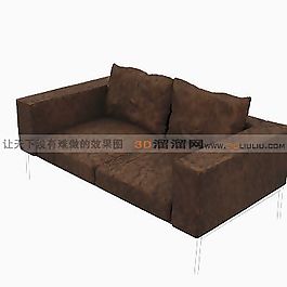 3D雙人沙發(fā)模型