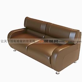 3D雙人沙發(fā)模型