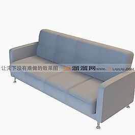 3D多人沙發(fā)模型