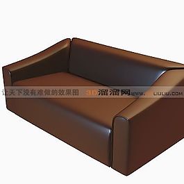 3D雙人沙發(fā)模型