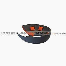 3D多人沙發(fā)模型