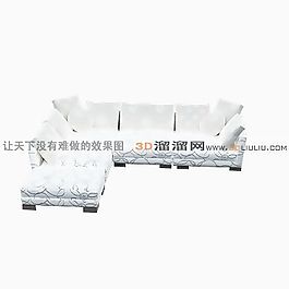 3D沙發(fā)組合模型