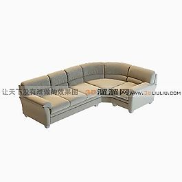 3D多人沙發(fā)模型