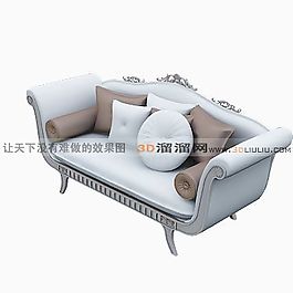 3D雙人沙發(fā)模型