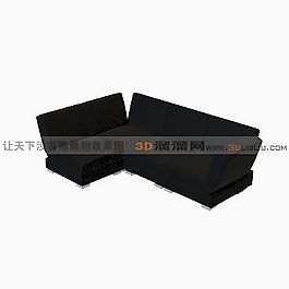 3D多人沙發(fā)模型