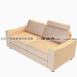 3D雙人沙發(fā)模型