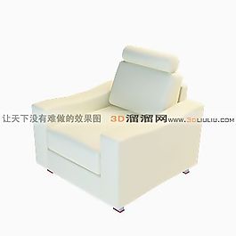 3D單人沙發(fā)模型
