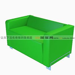 3D雙人沙發(fā)模型