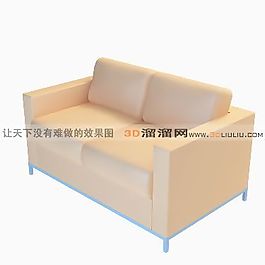 3D雙人沙發(fā)模型