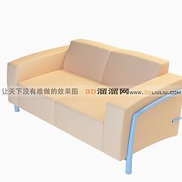 3D雙人沙發(fā)模型