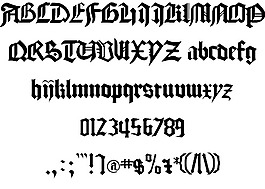 班貝格的字體